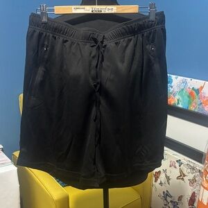 Black Athletic Men's Shorts size large